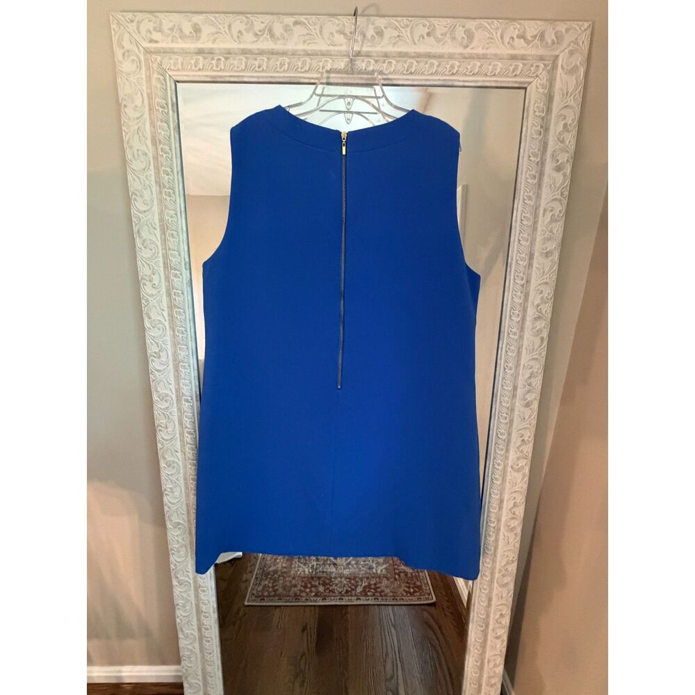 Classic Alex Marie Cobolt Blue Cutout Shift Dress size 14 - Picture 3 of 7